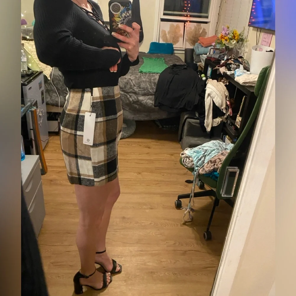 Plaid Mini Skirt
